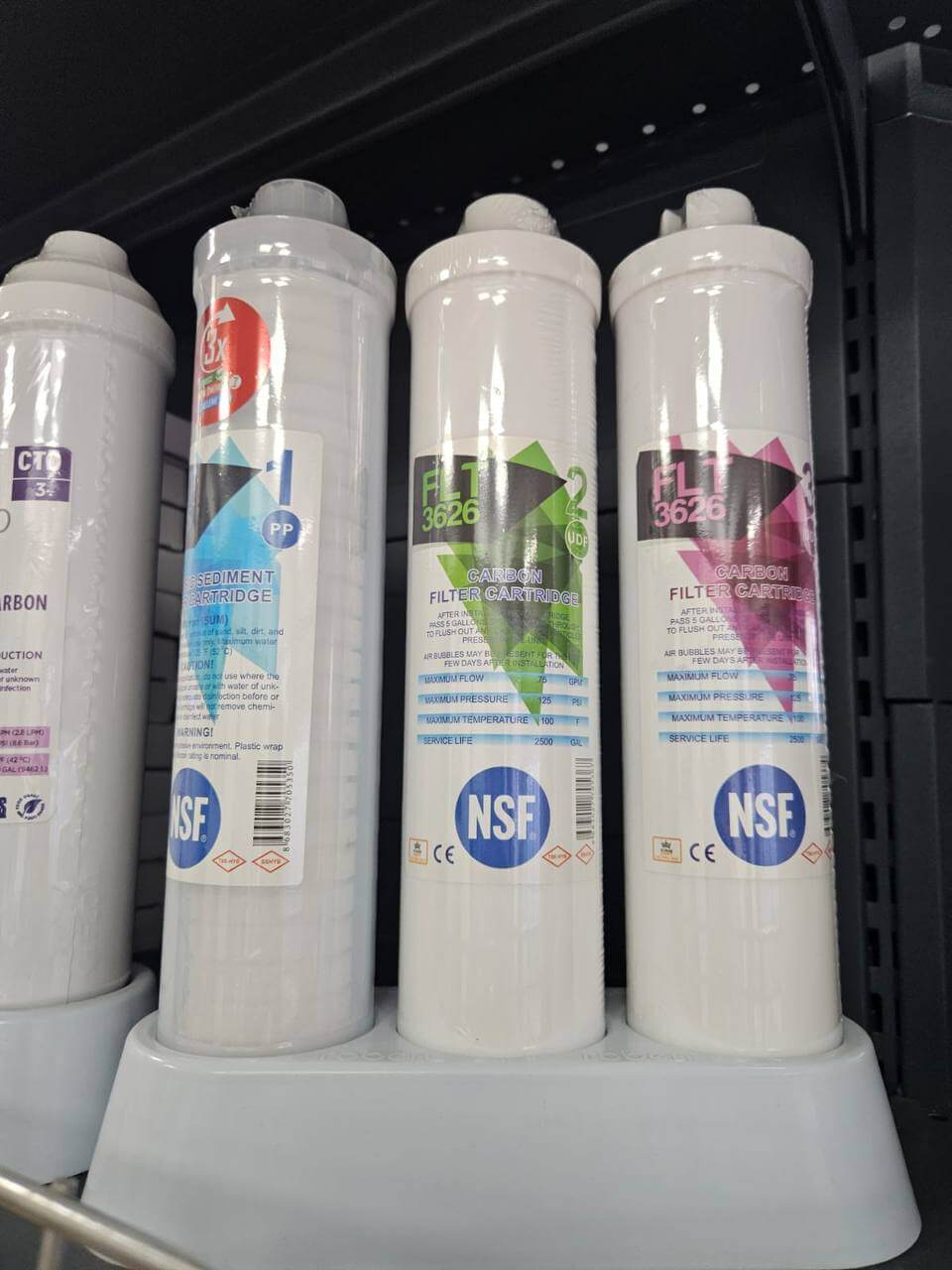 NSF Sertifikalı İnline 3'lü Ön Filtre Seti (FLT 3625 + FLT 3626 x 2)
